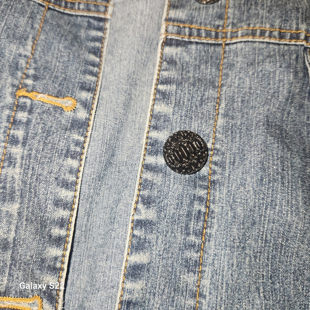Ruby Rd Blue Jean Jacket Size 14 - image 7